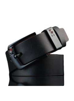 Buy Leather Dress Belts for Men. Men's Casual Jeans Belts. Classic Work Business Dress Belt Black in Saudi Arabia