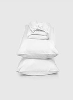 Buy Ariika Percale fitted sheet with pillow cases set. in Egypt