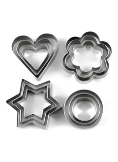 Buy Cookie , biscuit Cutter Stainless Steel Set of 12 in Egypt