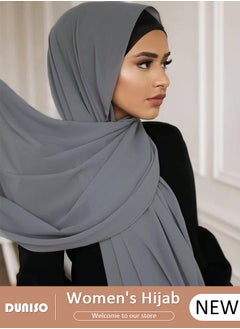 اشتري Women's Hijab, Premium Breathable Chiffon Hijab, Stylish and Comfortable Hijab Scarfs,  Very Comfy & Good for Everyday Use, Versatile and Artistic Scarf for Women في السعودية