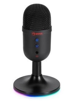 Buy Wired Gaming Microphone with RGB Backlight - Professional 3D Stereo Live Sound in UAE