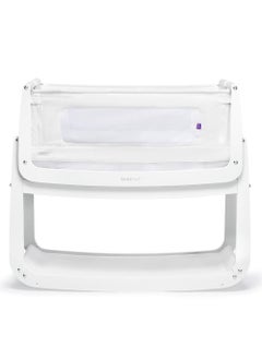 Buy SnuzPod4 Bedside Crib - White 100 x 95 x 49 Cm Includes 3D Breathable Mattress in UAE