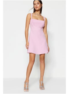 اشتري Pink Open Waist/Skater Woven Evening Dress TPRSS23EL00031 في مصر