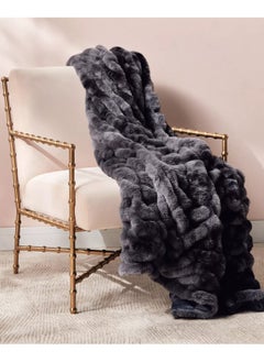 Buy Trieste Rabbit Fur Throw 150x200 cm in Saudi Arabia