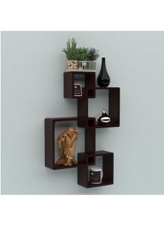 Buy Rafuf Intersecting Floating Wall Shelves with 4 Shelves in UAE