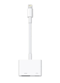 Buy HDMI Adapter for iPhone to TV ipad Digital AV Connector 1080P HD Audio Video Sync Display Connector Compatible with iPad iPhone 15/14/13/12/11/X/8 to Display Projector HDMI to Lightning Lightning Adapter in Saudi Arabia