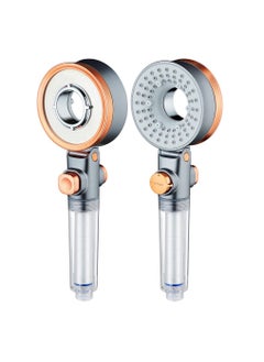 Buy Shower Head, Handheld High Pressure Shower Head, 360 Degree Double Sided Shower, Filter Chlorine and Fluoride, Purifies Rust and Dust, 3 Ways of Water Outlet, Easy to Install Water Saving in UAE