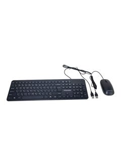 اشتري PR0MATE- Quiet Key Wired Compact Keyboard & Mouse+2years Warranty-Combo-KM2 في السعودية