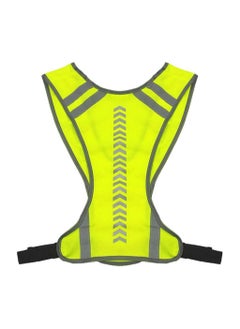 اشتري Dress Safety Jacket with Pockets  High Visibility Vest Reflective Running Vest Cycling Safety Vest في الامارات