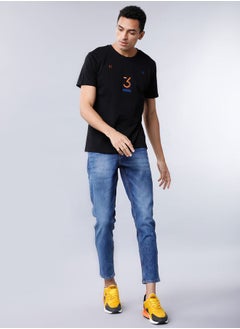 Buy Mid Rise Light Fade Jeans with Pockets in Saudi Arabia