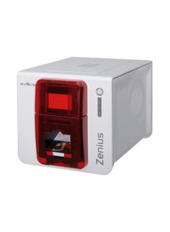 Buy Evolis ZN1U0000RS - Zenius Classic, single sided - 300dpi, USB, red - incl.: card feeding, cable (USB), power supply, power cable (EU) - Warranty: 2Y in UAE