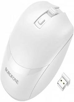 اشتري Borofone BG7 Platinum 2.4G business wireless mouse - white في مصر