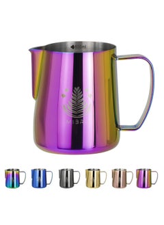 Buy Stainless Steel Espresso Coffee Pitcher Barista Kitchen Home Craft Scale Coffee Latte Milk Frothing Jug 600ml in Saudi Arabia