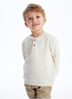 اشتري Crew Neck Long Sleeve Baby Boy Sweatshirt في مصر