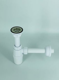 Buy Bottle Trap Wash Basin Bathroom Sink Waste Trap Drain Tube 1 1/4 Inch - Made in UAE in UAE