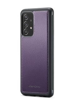 Buy CaseMe Phone Case Compatible with Samsung Galaxy A53 5G Luxury PU Leather Back Cover Cover Compatible with Samsung Galaxy A53 5G - Purple in Egypt