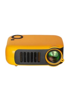 Buy Mini Pocket Size Projector Equipped with 3W Speaker Supports 1080P 13.5*9.7*5cm A2000 Yellow in Saudi Arabia