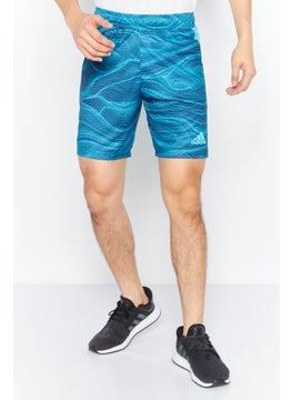 Buy Men Sportswear Fit Soccer Shorts, Blue/Sky Blue in Saudi Arabia