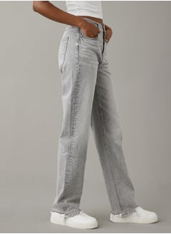 اشتري AE Strigid Super High-Waisted Baggy Straight Embellished Jean في مصر