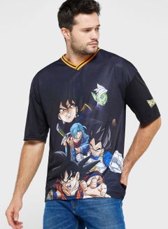 Buy Dragon Ball Z Men's Over Sized T-Shirt in UAE