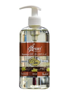 Buy Expert vanilla body massage oil 500 ml in Saudi Arabia