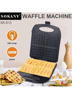 Buy Sokany (SK-813) Waffle Maker 4 Chip - 1400W in UAE