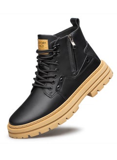 اشتري New Men's Casual Leather Boots في السعودية