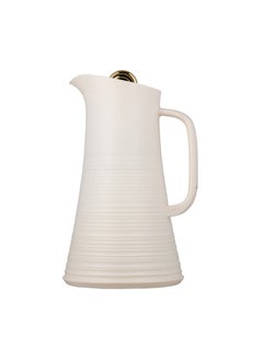 Buy Deva  Coffee And Tea Vacuum Flask   1.0 Liter  Ivory/Gold in Saudi Arabia