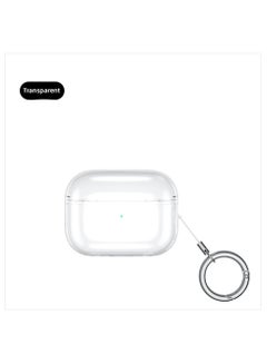 Buy AirPods Pro 2 Bluetooth Headset Transparent Protective Cover, Shockproof Lock Buckle Cover, Front Led Visible in Saudi Arabia