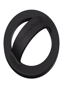 اشتري Magnetic Mobile Phone Holder Disk Holding Ring Compatible with MagSafe Black في السعودية