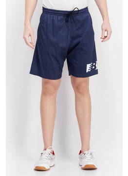 Buy Men Sportswear Fit Training Shorts, Navy Blue in Saudi Arabia