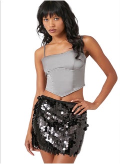 Buy Sequin A-line Mini Skirt in Egypt