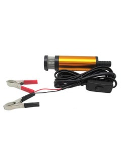 Buy Engine Fuel Pump,DC 24V Fuel Transfer Pump Electric Portable Mini Aluminum Alloy Shell for Pumping Diesel Oil Water in UAE