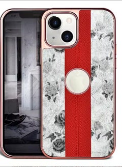 اشتري حافظة هاتف خلوي ذات ملمس معدني على شكل وردة رومانسية لهاتف Apple iPhone 12 Pro Max في مصر