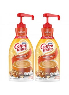 Buy Nestle Coffee mate Coffee Creamer, Hazelnut, Concentrated Liquid Pump Bottle, Non Dairy, No Refrigeration, 50.7 Fl Oz (Pack of 2) in UAE