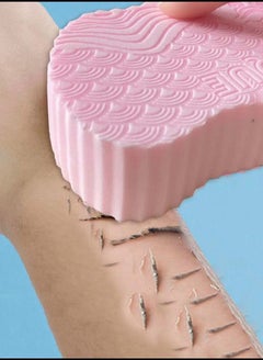 Buy 1 Piece Pink Cleaning Paste Sponge, Exfoliating Towel Cleaning Paste, Three-dimensional Painless Cleaning Paste Sponge, Children Can Painless Decontamination in UAE