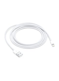 Buy Lightning To USB Cable 1 Meter 8 Pin To USB Data Sync Charger Cable For iPhone White in UAE