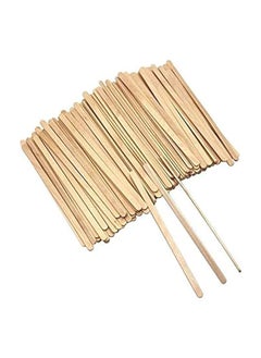 Buy 100 Pcs Disposable Wooden Coffee Stirrer 14Cm in Egypt