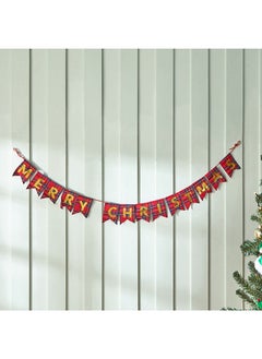 اشتري Decs Fabric Merry Christmas Bunting 30 x 8 x 1 cm في الامارات