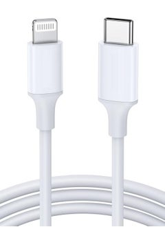 Buy 1M iPhone Charger Cable [MFi Certified] USB C to Lightning Cable Fast Charging Power Delivery PD 20W iPhone Cable for iPhone 14/14 Pro/14 Plus/14 Pro Max, iPad Pro, iPhone 8-13 All Series in Saudi Arabia