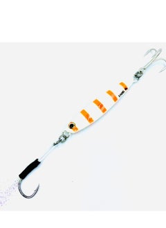 Buy Oakura White Tiger Jig 60g Weights, Extra Sharp BKK Hook, 10 Mesmerizing Colors - Lightweight Gear for Epic Fishing Adventures in UAE