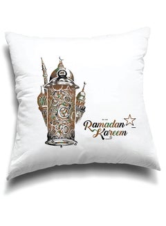 Buy Ramadan Mubarak Decorative Throw Pillows - Perfect for Ramadan Decoration - Living Room - Bedroom Decor - Ramadan Pillow Covers in UAE
