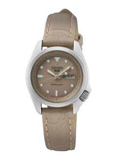 Buy 5 Sports Automatic Leather Strap Ladies Watch SRE005K1 in UAE