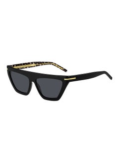 اشتري Women's UV Protection Rectangular Sunglasses - Boss 1609/S Black Millimeter - Lens Size: 58 Mm في السعودية