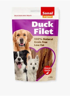 Buy Duck Filet Dog Dry Food 80 Gm in Saudi Arabia