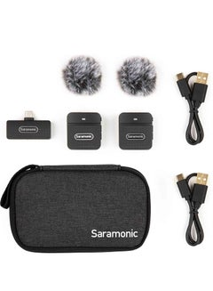 Buy Dual Channel Wireless Microphone System With two Pieces in UAE