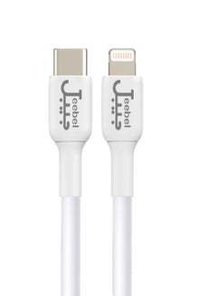 Buy Original Lightning to USB-C charging cable, 1 meter long, white in Saudi Arabia