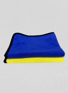 Buy 2-Piece Super Absorbent Thick Car Wash Towel Set in UAE