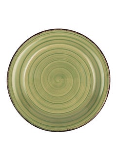 اشتري Nava Stoneware Oil Green Side Plate Lines 19Cm في الامارات