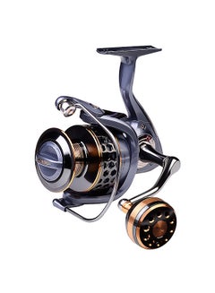 Buy Spinning Reel Fishing Reel With Left Right Interchangeable Full Metal Spool Fishing Tackle Bait Casting Reel in UAE